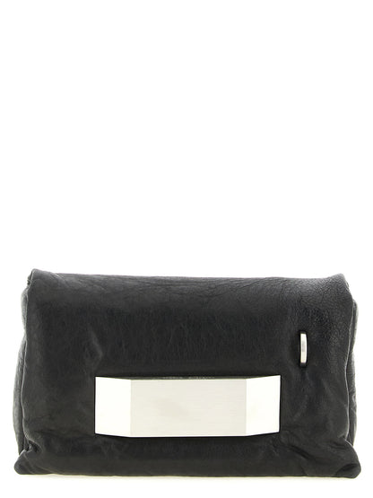 Rick Owens Pillow Griffin Clutch Black