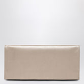 Roger Vivier Mini Pilgrim Satin Clutch Bag White