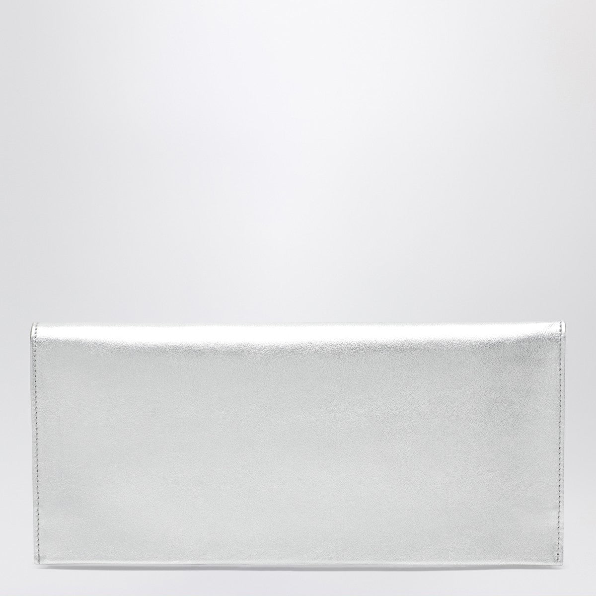 Roger Vivier Mini Pilgrim Satin Clutch Metal