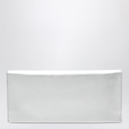 Roger Vivier Mini Pilgrim Satin Clutch Metal