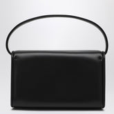 Roger Vivier Micro Pilgrim Crystal-Buckle Black Leather Bag black