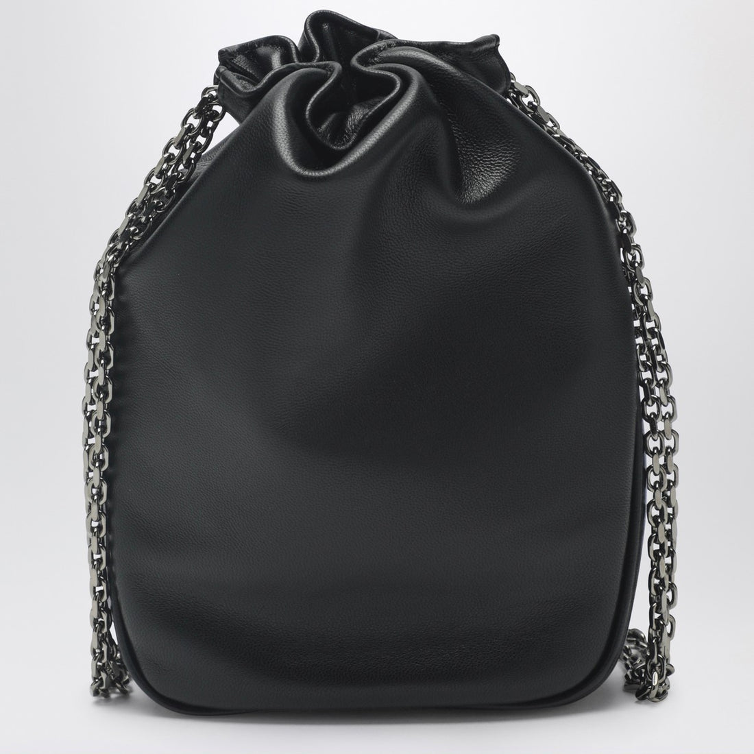 Roger Vivier Nano Pilgrim Leather Bag Black