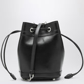 Roger Vivier Très Vivier Leather Bucket Bag Black