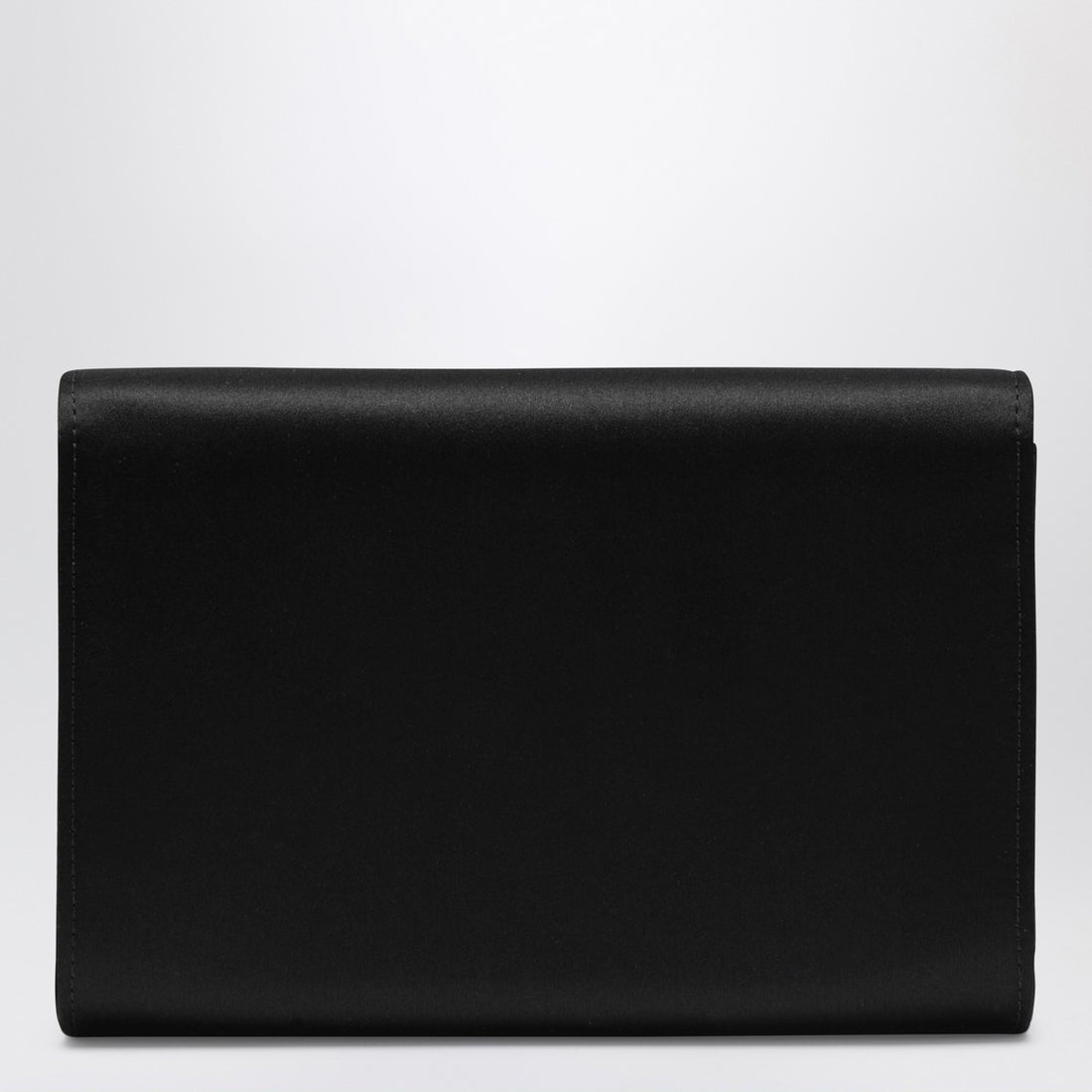Roger Vivier Efflorescence Satin Mini Clutch Black black