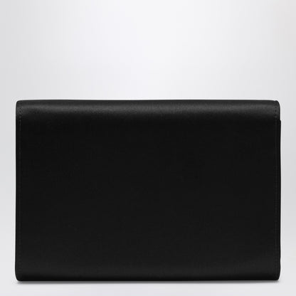 Roger Vivier Efflorescence Satin Mini Clutch Black black