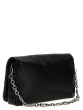 Roger Vivier Viv Choc Large Shoulder Bag Black