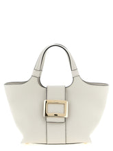 Roger Vivier Belle Vivier Mini Shopping Bag Gray