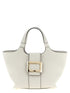 Roger Vivier Belle Vivier Mini Shopping Bag Gray