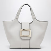 Roger Vivier Mini Belle Vivier Shopping Bag Grey