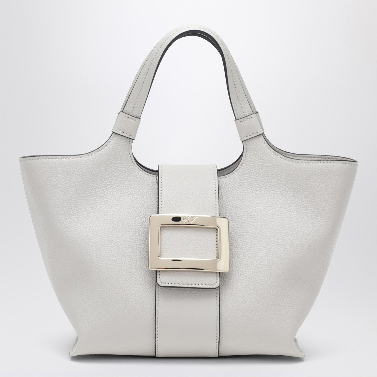 Roger Vivier Mini Belle Vivier Shopping Bag Grey
