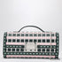 Roger Vivier Belle Vivier Woven Leather Clutch Multicolor