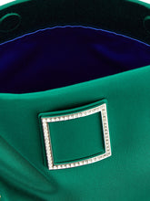 Roger Vivier Trompette Clutch Green