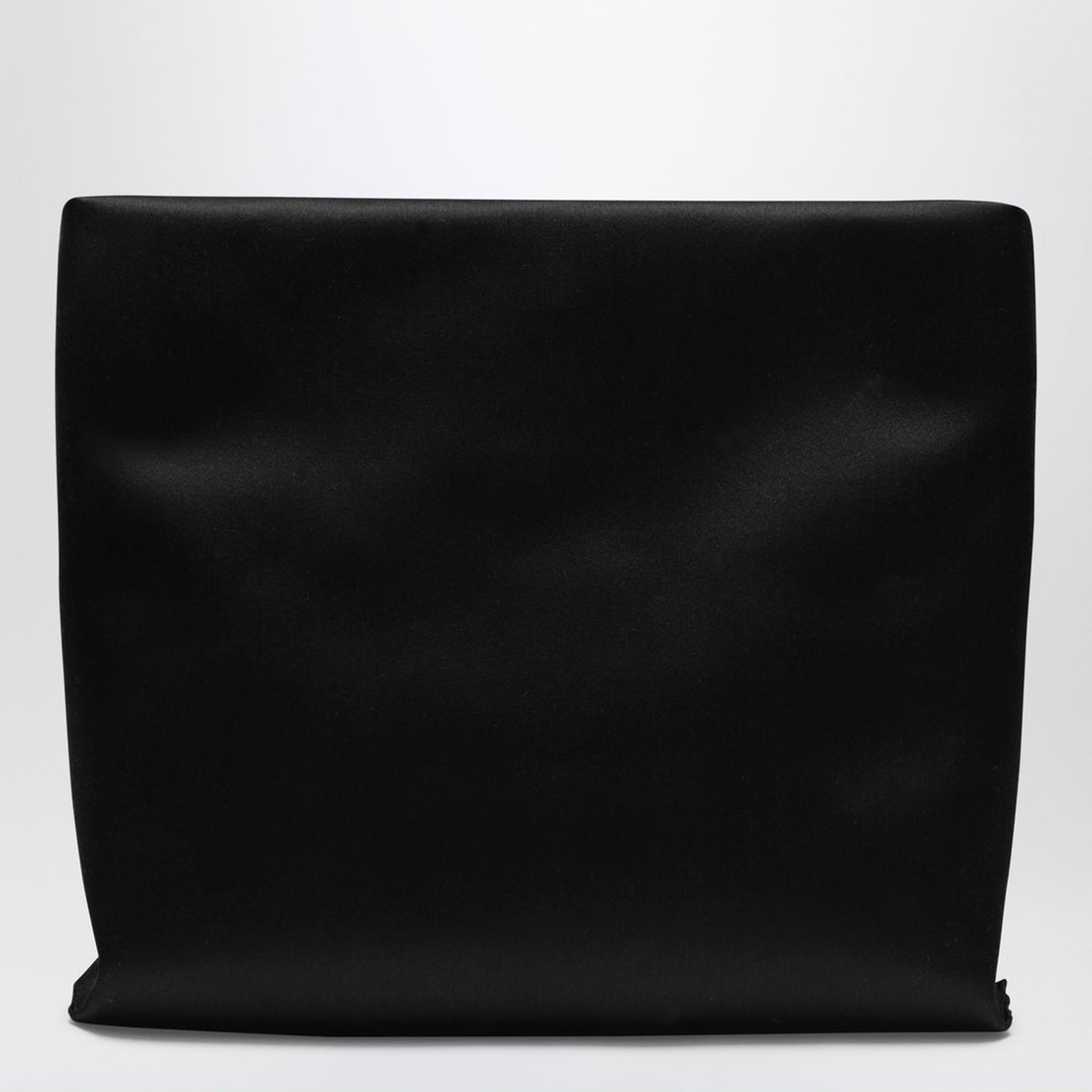 Roger Vivier Trompette Satin Clutch Black