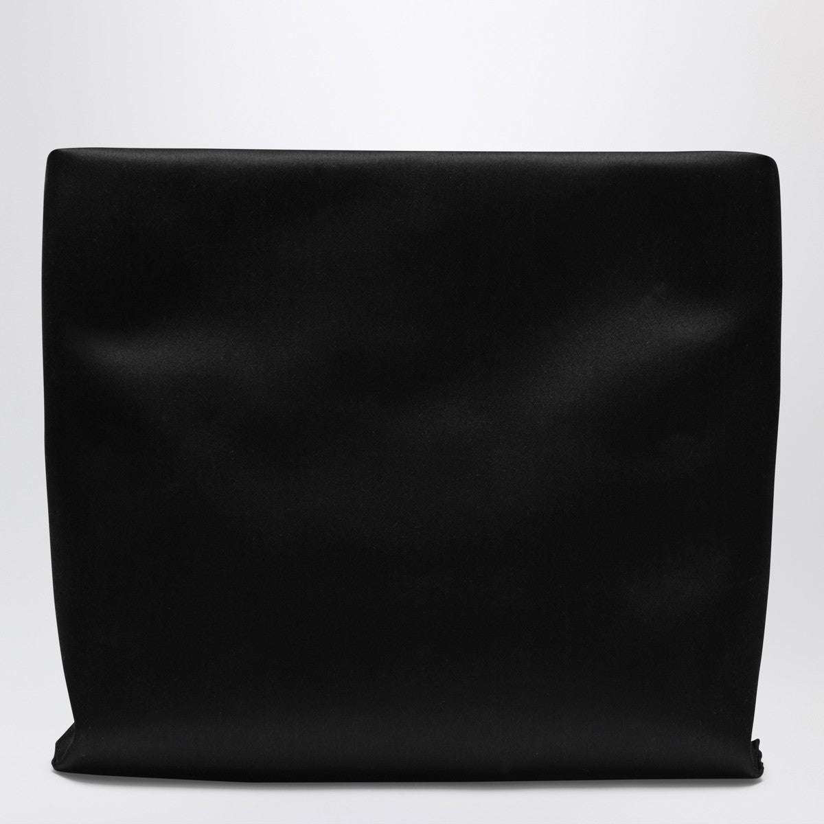 Roger Vivier Trompette Satin Clutch Black