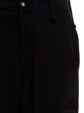 David Koma Satin Cargo Pants Black