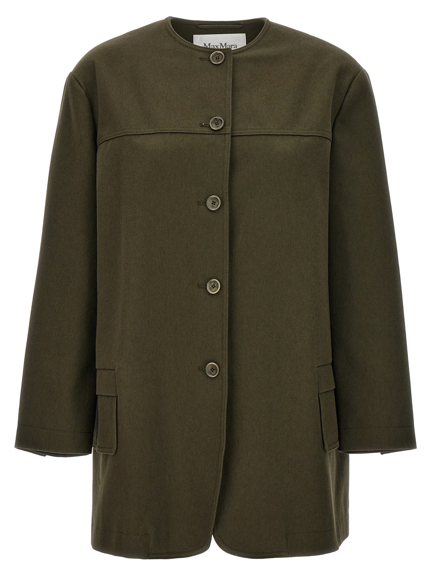 Max Mara Recital Midi Jacket Green