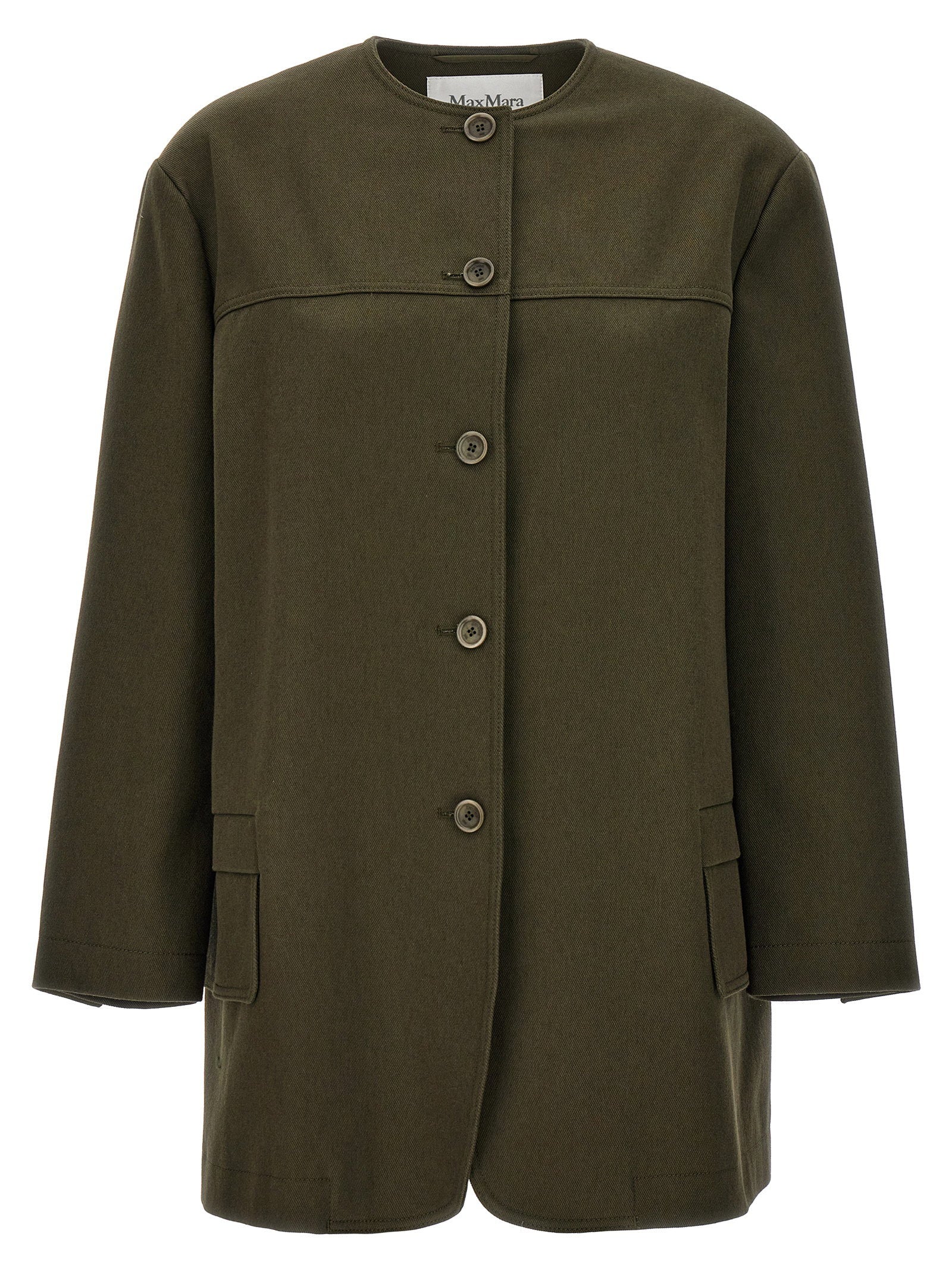 Max Mara Recital Midi Jacket Green