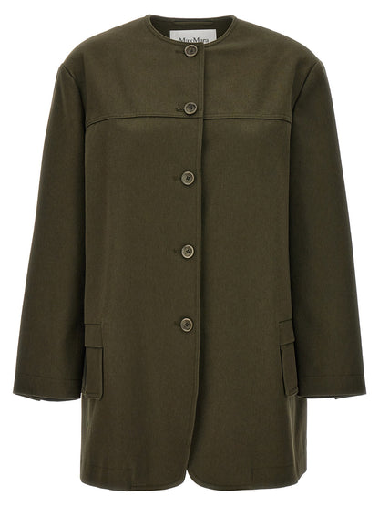 Max Mara Recital Midi Jacket Green