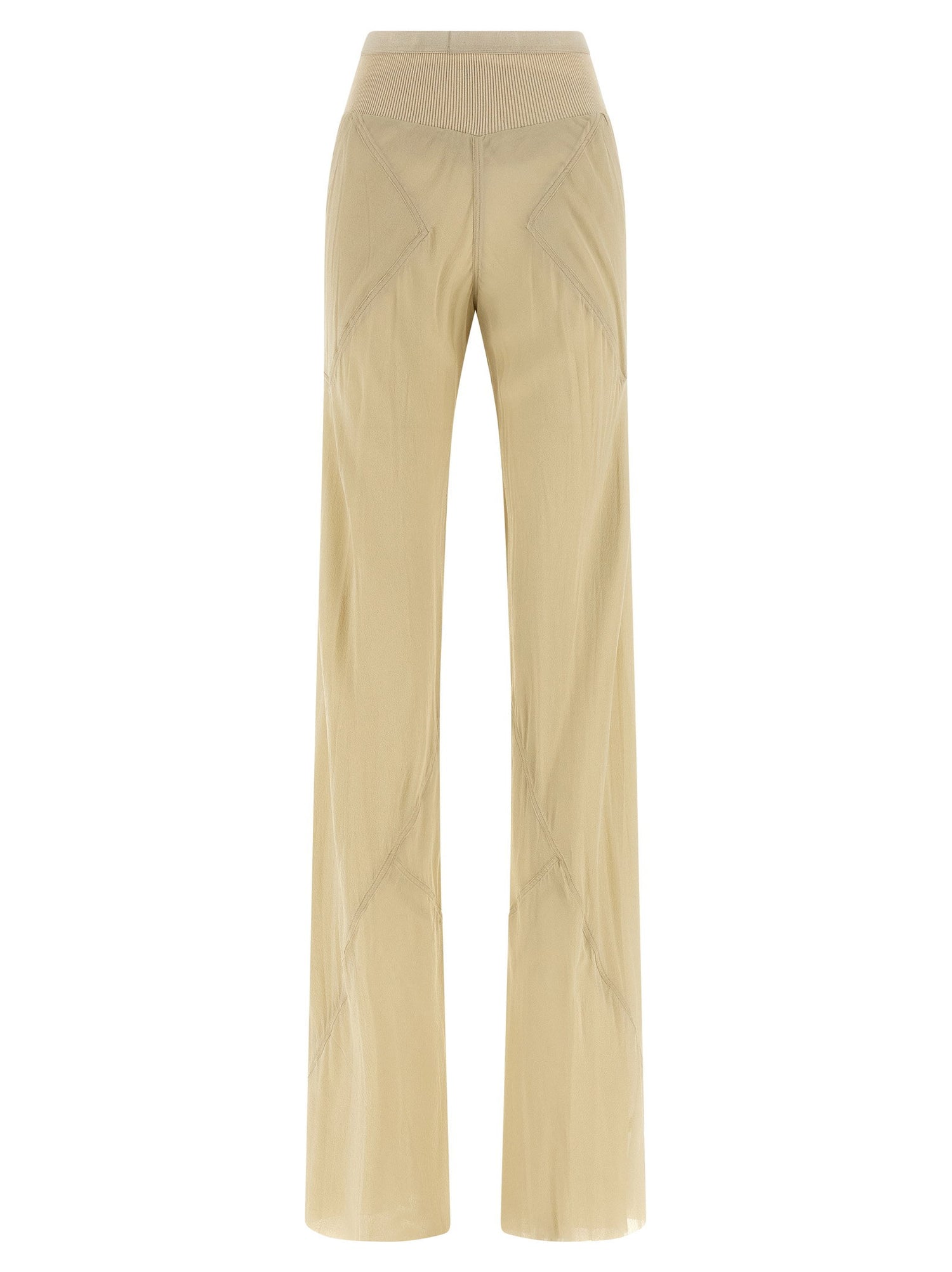 Rick Owens Bias Pants Beige
