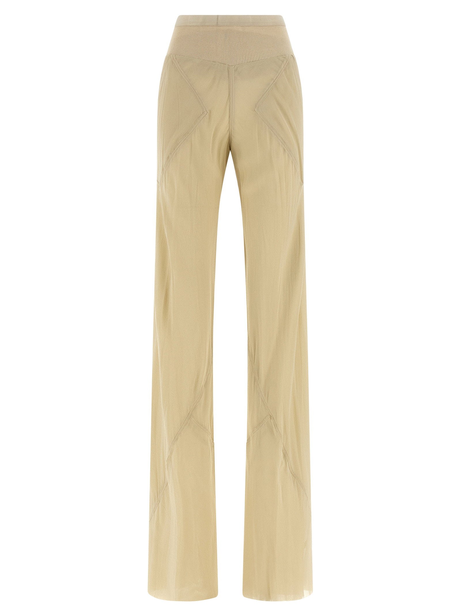 Rick Owens Bias Pants Beige