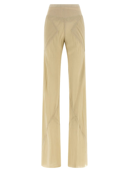 Rick Owens Bias Pants Beige