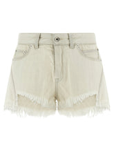 Rick Owens Bias Cutoffs Shorts White