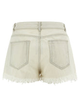 Rick Owens Bias Cutoffs Shorts White