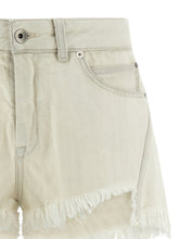 Rick Owens Bias Cutoffs Shorts White