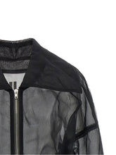 Rick Owens Dracucollar Cropped Bomber Jacket Black