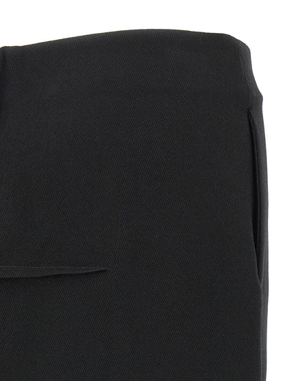 Rick Owens Sliced Skirt Black