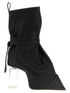 Rick Owens Tied Taco Kiss Ankle Boots Black