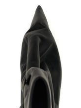 Rick Owens Tied Taco Kiss Ankle Boots Black