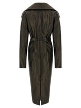 Rick Owens Dracucollar Belted Coat Black