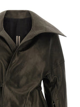 Rick Owens Dracucollar Belted Coat Black