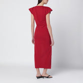 Isabel Marant Long Jersey Nadela Dress Red