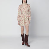 ISABEL MARANT Étoile Loriena Floral Print Dress Beige
