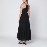 ISABEL MARANT Étoile Vasma Cotton-Voile Midi Dress Black