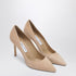 Jimmy Choo Romy 85 Suede Pumps Beige