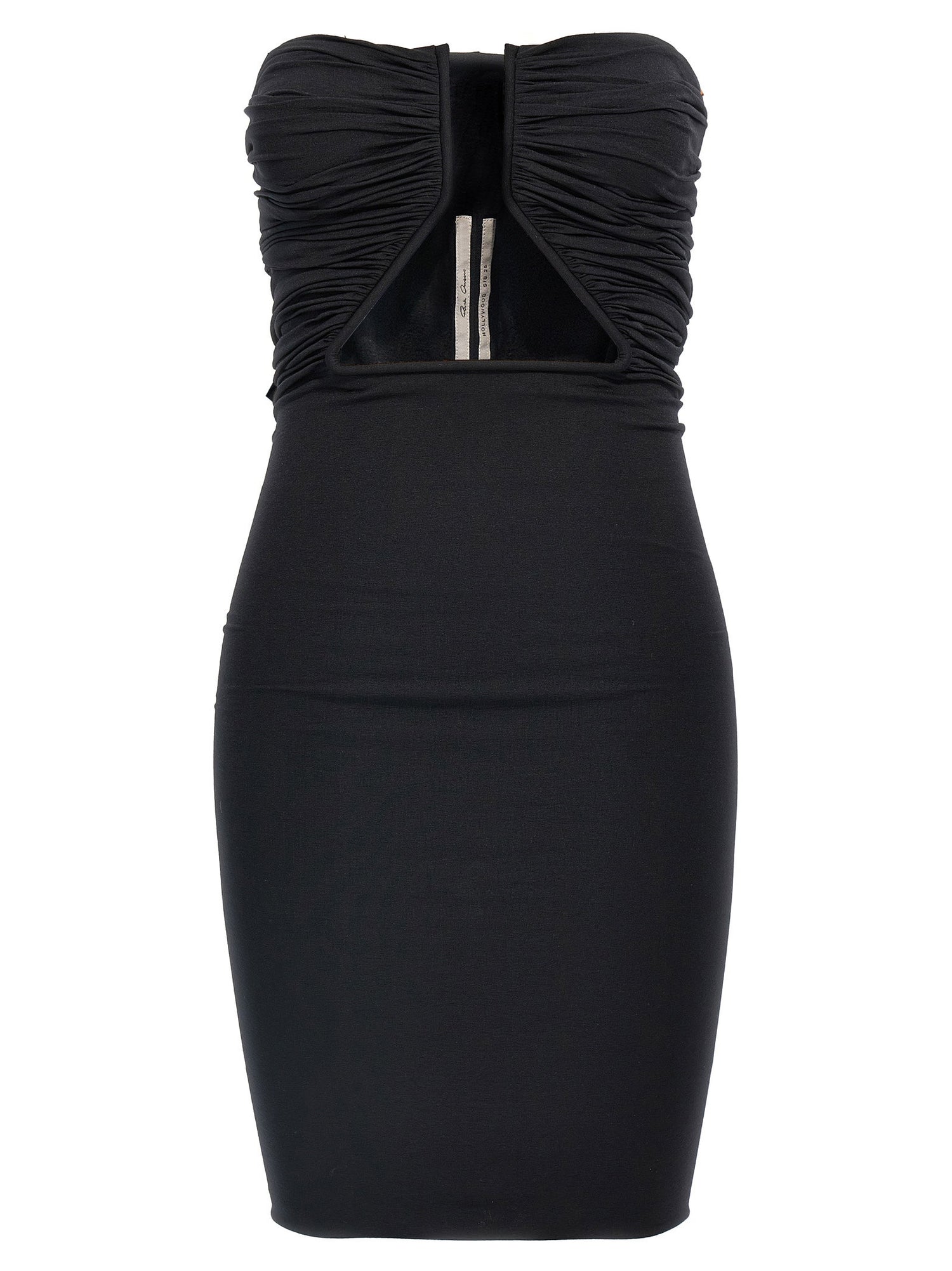 Rick Owens Prong Mini Dress Black