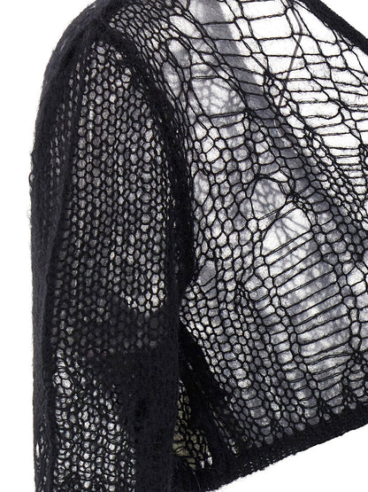Rick Owens Spider Ziggy Top Black