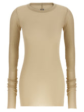 Rick Owens Rib Ls T T-shirt Beige