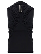 Rick Owens Jersey Ss Prong Top Black