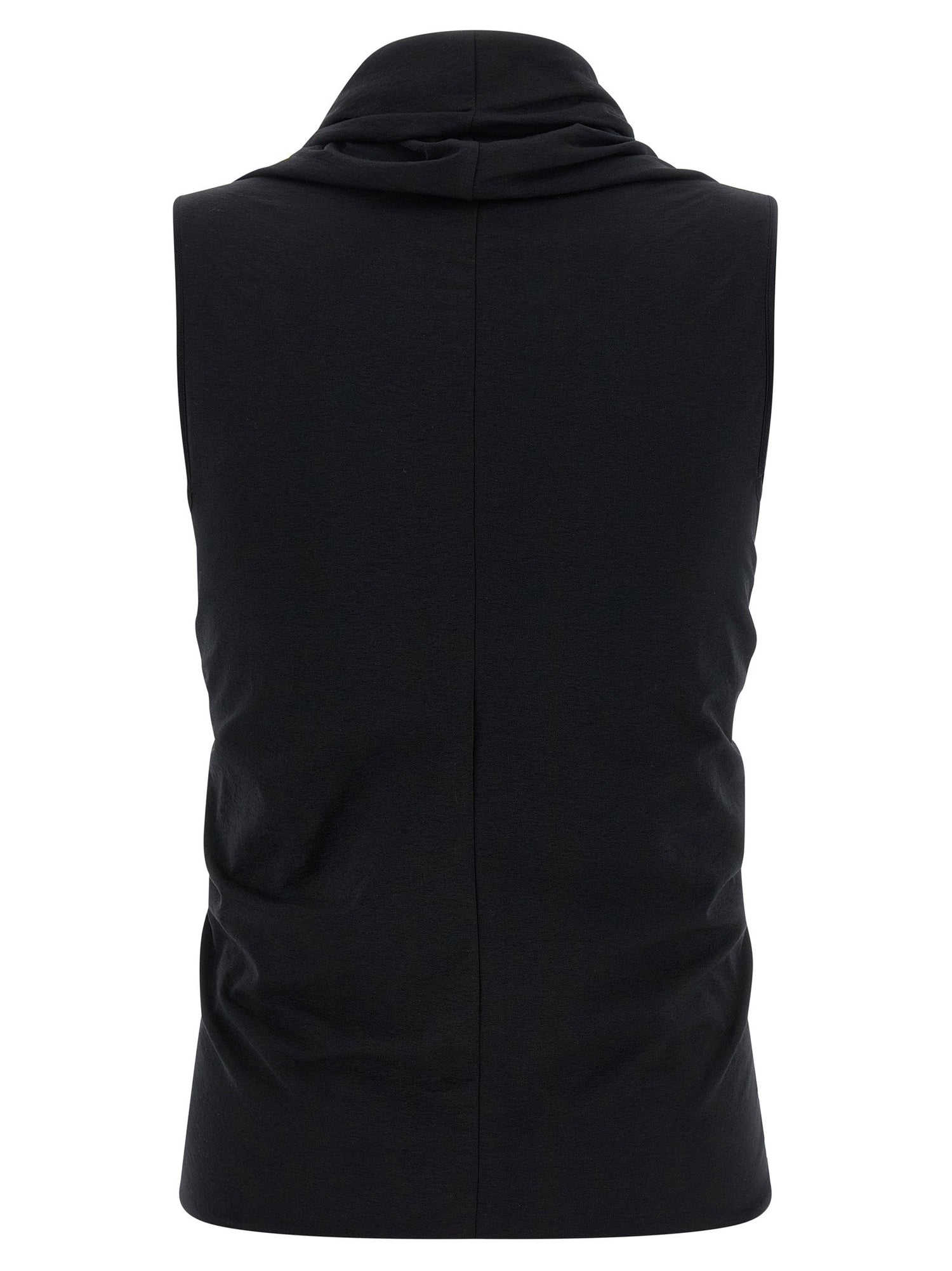 Rick Owens Jersey Ss Prong Top Black