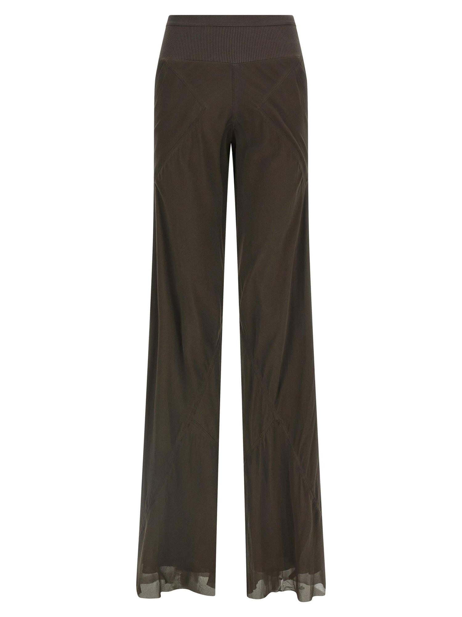 Rick Owens Bias Pants Brown