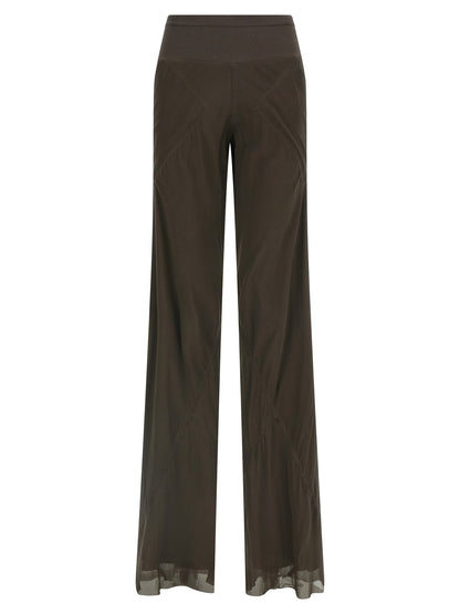 Rick Owens Bias Pants Brown
