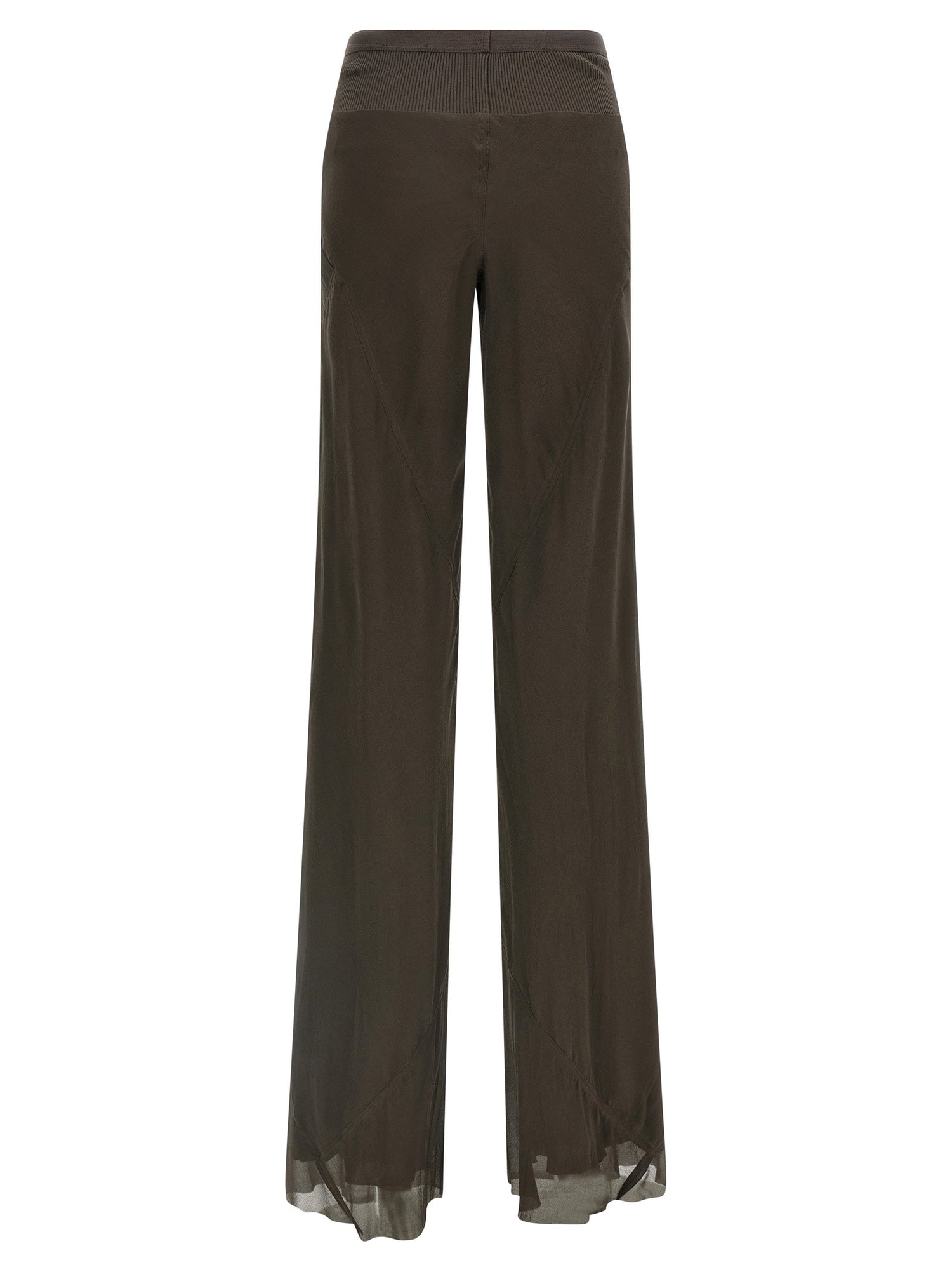 Rick Owens Bias Pants Brown
