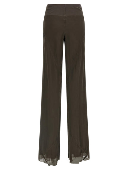 Rick Owens Bias Pants Brown