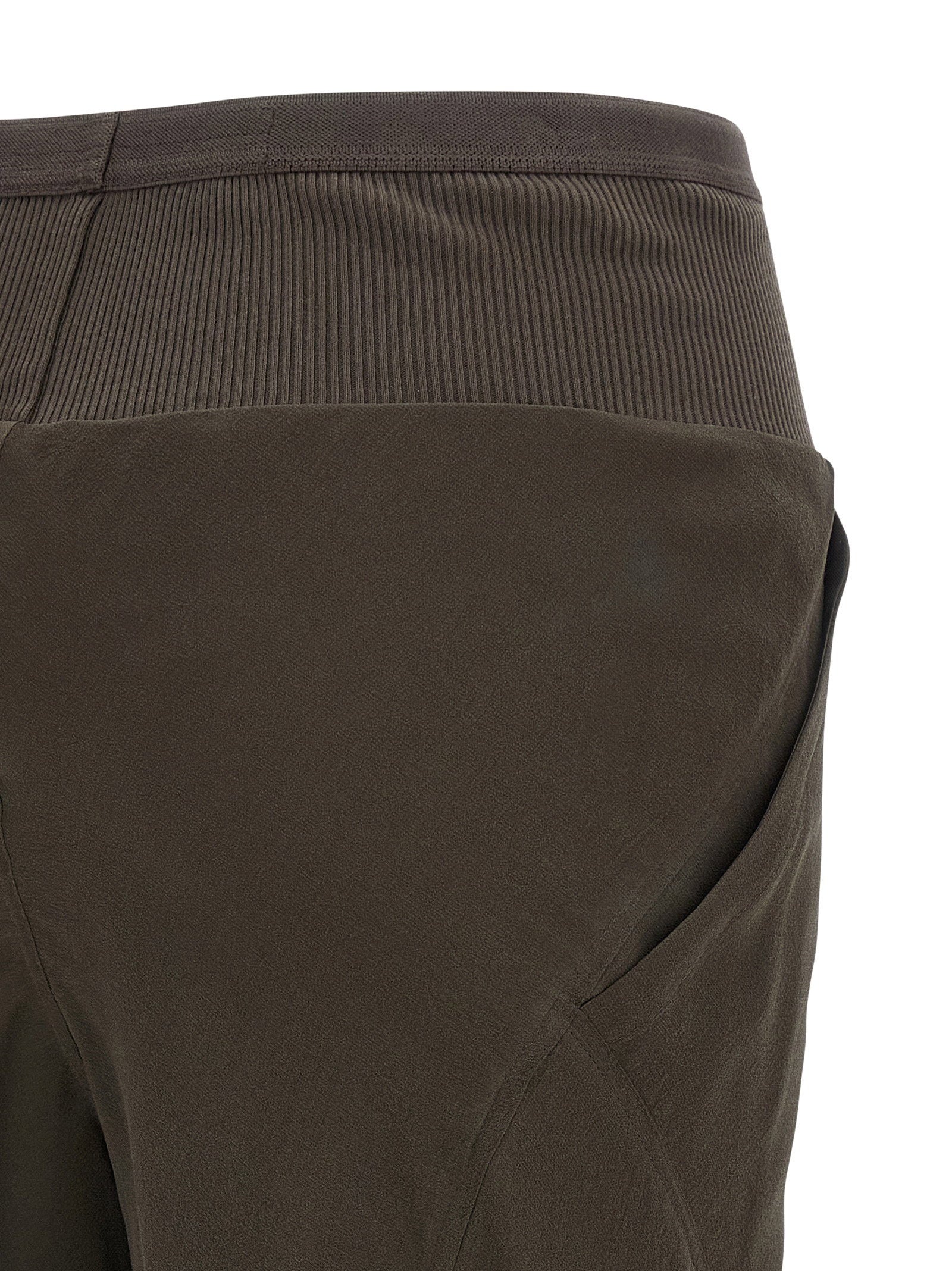 Rick Owens Bias Pants Brown
