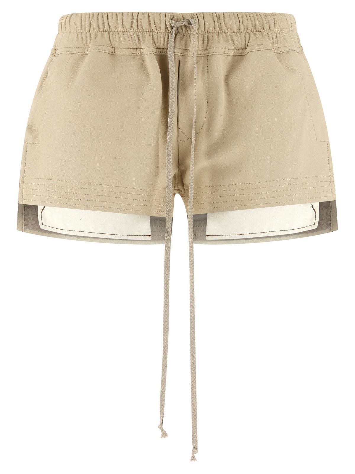 Rick Owens Fog Boxers Shorts Beige