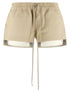 Rick Owens Fog Boxers Shorts Beige